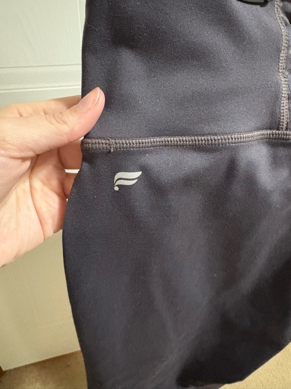 Fabletics Dark Charcoal High-Waist Leggings - Picture 3 of 4